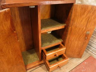 Vintage Man Cave Engineers Mechanic Tool Cabinet With Small Drawers 3