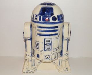 Star Wars R2 - D2 Ceramic Cookie Jar 20th Century Fox Films 12 " 1977 Vintage