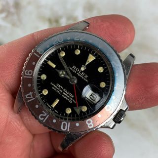 Vintage Rolex Gilt GMT - Master Wristwatch Ref.  1675 RARE NR 3