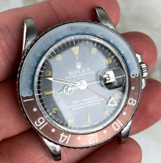 Vintage Rolex Gilt GMT - Master Wristwatch Ref.  1675 RARE NR 5