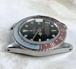 Vintage Rolex Gilt GMT - Master Wristwatch Ref.  1675 RARE NR 6