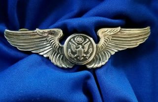 Wwii Us Army/ Air Corps Sterling Aircrew 3 " Wings 4