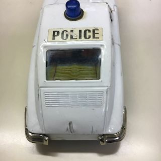 Yone 1960 ' s vintage tin toy Porsche Patrol car rare 5