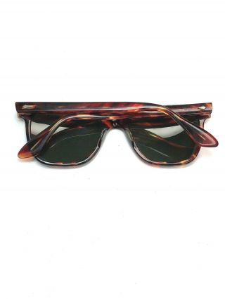 American Optical Saratoga True Color CN 25T - 51 Tortoise JFK Style Sunglasses 30D 9
