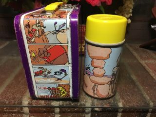 The Road Runner Metal Lunch Box and Thermos Vintage 1970 3