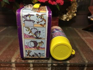 The Road Runner Metal Lunch Box and Thermos Vintage 1970 5