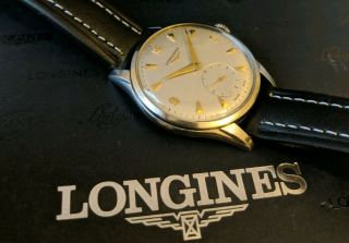 Longines RARE 12.  68z 7033 - 6 from 1956 Serviced Vintage Watch 8