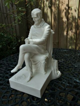 ANTIQUE 19THC S.  ALCOCK PARIAN FIGURE OF THE DUKE OF WELLINGTON C1852 - COPELAND 3