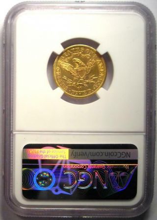 1893 - CC Liberty Gold Half Eagle $5 Coin - NGC AU Details - Rare Carson City 3