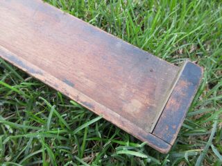 Antique Letterpress Wood Composing Stick 33 1/4 