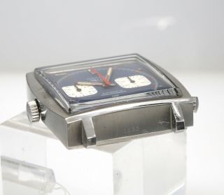 Vintage HEUER MONACO 1133B McQueen 40mm Mens Automatic Chronograph Swiss Watch 11