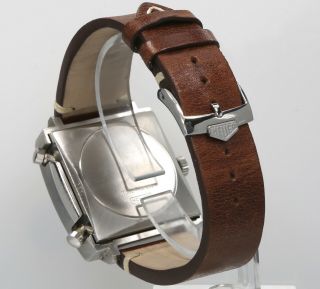 Vintage HEUER MONACO 1133B McQueen 40mm Mens Automatic Chronograph Swiss Watch 4