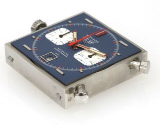 Vintage HEUER MONACO 1133B McQueen 40mm Mens Automatic Chronograph Swiss Watch 8