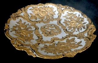 Antique Large meissen porcelain Rococo Heavy Gold Gilded 4