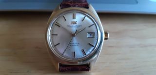 Vintage IWC Solid 18k/750 Gold Mens Automatic Watch 3