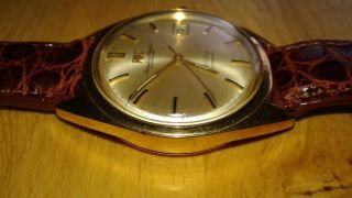 Vintage IWC Solid 18k/750 Gold Mens Automatic Watch 4