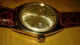 Vintage IWC Solid 18k/750 Gold Mens Automatic Watch 5