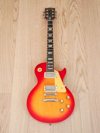 1978 Gibson Les Paul Standard Vintage Electric Guitar Cherry Sunburst w/ Case 2