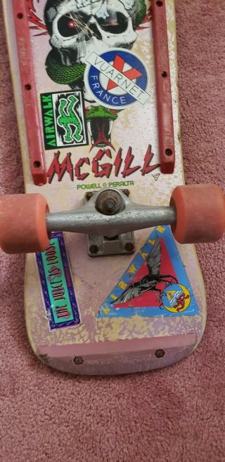 Vintage Powell Peralta Mike McGill Skateboard Deck 80s Not Reissue Independent 4
