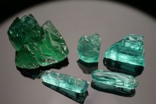 RARE GEM Cuprian Elbaite Tourmaline Crystal Group PARAIBA,  BRAZIL 10