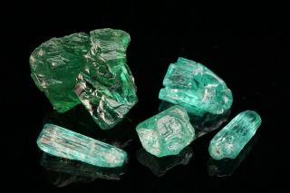 RARE GEM Cuprian Elbaite Tourmaline Crystal Group PARAIBA,  BRAZIL 12