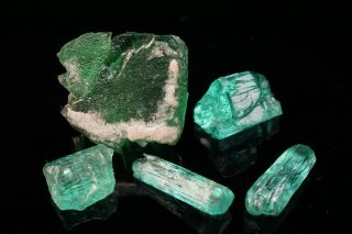 RARE GEM Cuprian Elbaite Tourmaline Crystal Group PARAIBA,  BRAZIL 7