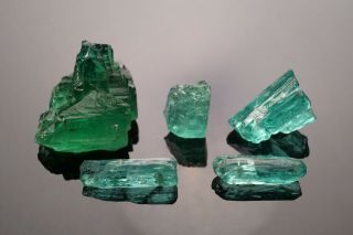 RARE GEM Cuprian Elbaite Tourmaline Crystal Group PARAIBA,  BRAZIL 8