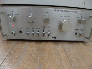 Eagle A 6400 Amp Amplifier,  Bluetooth Rack Mountable Vintage Guaranteed Silver