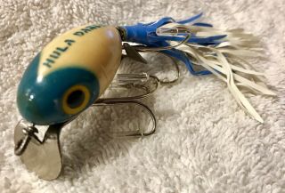 Fishing Lure Fred Arbogast Hula Dancer Very Rare Blue Head ALWAYS 5