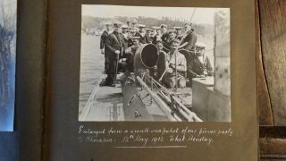 1912 ANTIQUE PHOTO ALBUM CONSTANTINOPLE ISTANBUL MALTA HMS ZEALANDIA ETC 11