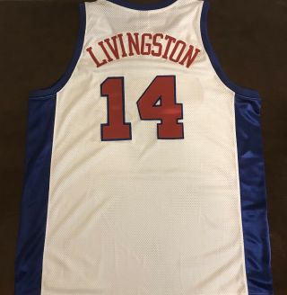Rare Vintage Reebok NBA Los Angeles Clippers Shaun Livingston Basketball Jersey 2