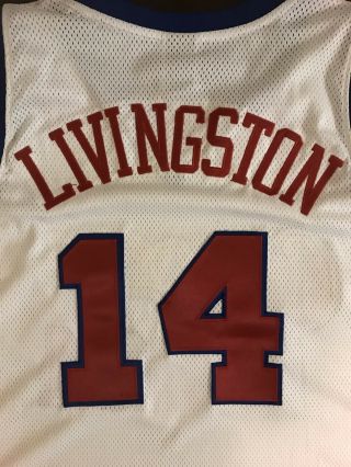 Rare Vintage Reebok NBA Los Angeles Clippers Shaun Livingston Basketball Jersey 4