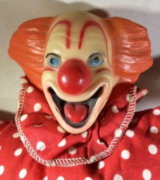 Capital Records Vintage Bozo The Clown Hand Puppet Renall Dolls