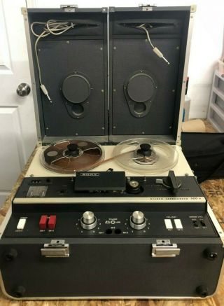 Sony Tc - 500a Reel To Reel Vintage Tape Recorder W/ 1/2 " Tape - -