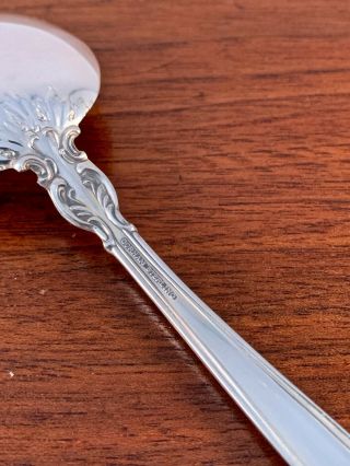 (6) GORHAM CO.  STERLING SILVER CREAM SOUP SPOONS: CHANTILLY NO MONOGRAMS 6 1/4 