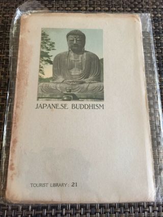 Very Rare 1938 Book Japanese Buddhism Informational Overseas Study Of Culture