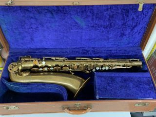 Vintage 1960s Vito Leblanc Saxophone Model 35 Sn: 1344a In Case As Found