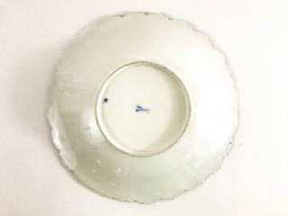 Antique MEISSEN Porcelain Cabinet Plate / Bowl - Fruit - Gold Gilt - Cobalt Blue 4