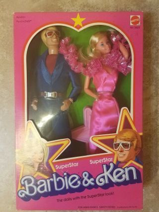 Rare Vintage 1978 Superstar Barbie And Ken