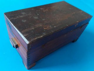 Vintage Roanoke Va Wooden Box