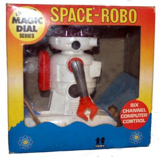 Rare Tomy Magic Space Dial Robot Vintage Japan