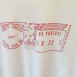 Vintage patti Smith Shirt 1987 Tour Shirt Stevie Nicks Kate Bush 5