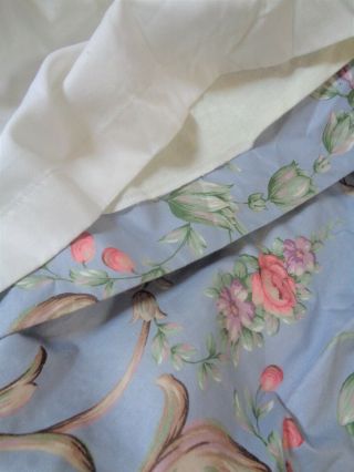 6 RARE Vintage Custom Made Panels Drapes Curtains BRUNSCHWIG & FILS? Fabric FAB 12
