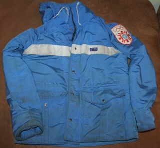 Vintage Rare Pan Am 1984 Sarajevo Xiv Winter Olympics Hooded Ski Jacket