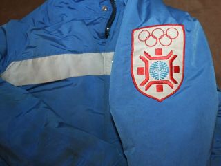VINTAGE RARE PAN AM 1984 SARAJEVO XIV WINTER OLYMPICS HOODED SKI JACKET 5