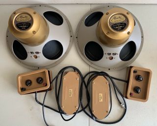 Vintage Tannoy Monitor Gold 12 " Dual Concentric Loudspeakers Lsu/hf/12/8