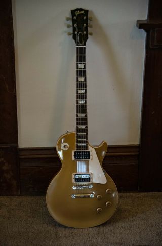 Gibson Les Paul Reissue " Vintage " Gold Top Guitar 2008 Lpr - 7 W/ Gibson Case
