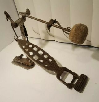 Vintage Ludwig Bass Drum Pedal,  Patent 1909