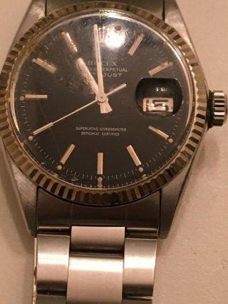 Vintage 1972 Rolex Oyster Perpetual Datejust - One Owner - With Papers - 1601