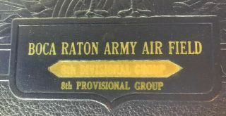 US ARMY AIR FORCE BOCA RATON AIR FIELD ATC TRAINING SQUADRON WW II 1947 YEARBOOK 3